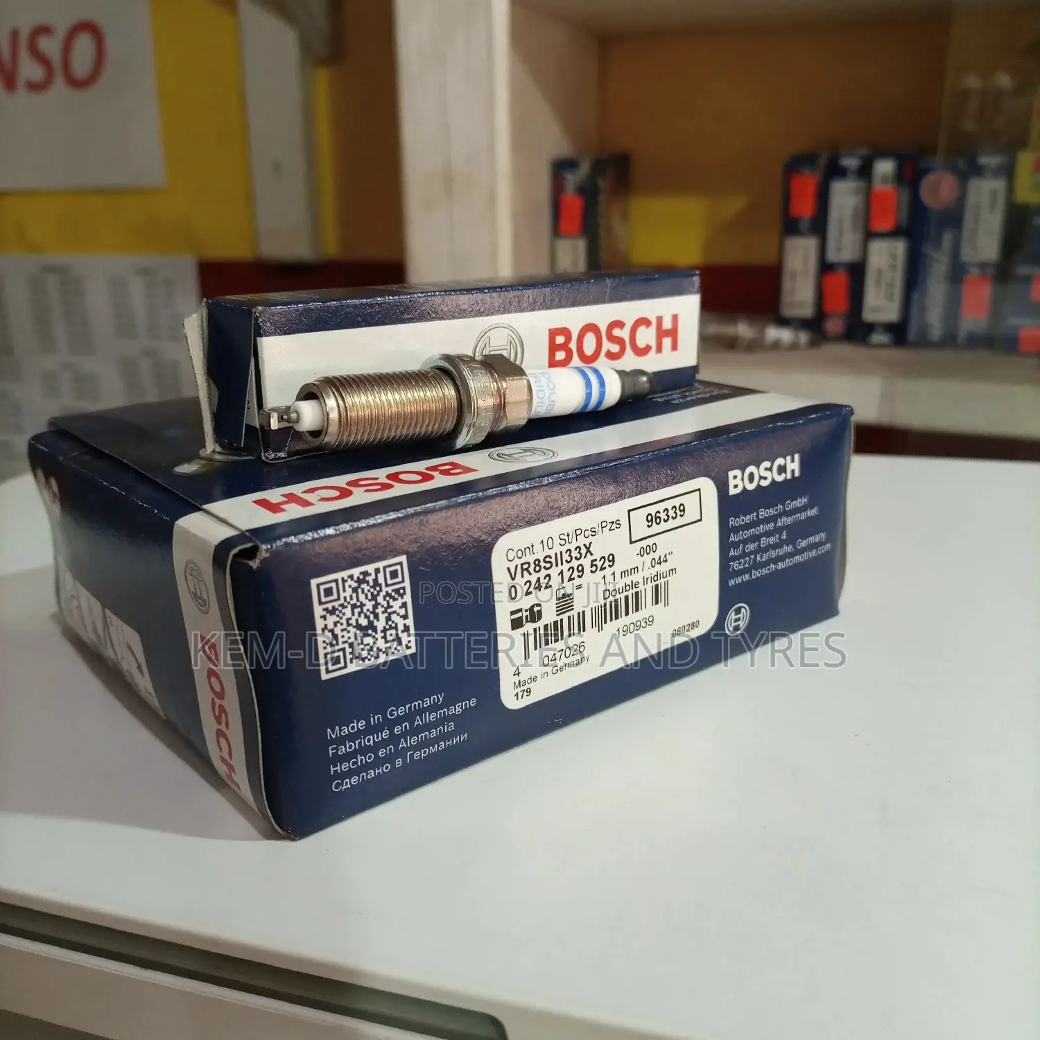 Bosch Vr8sii33x 96339 Double Iridium Spark Plugs