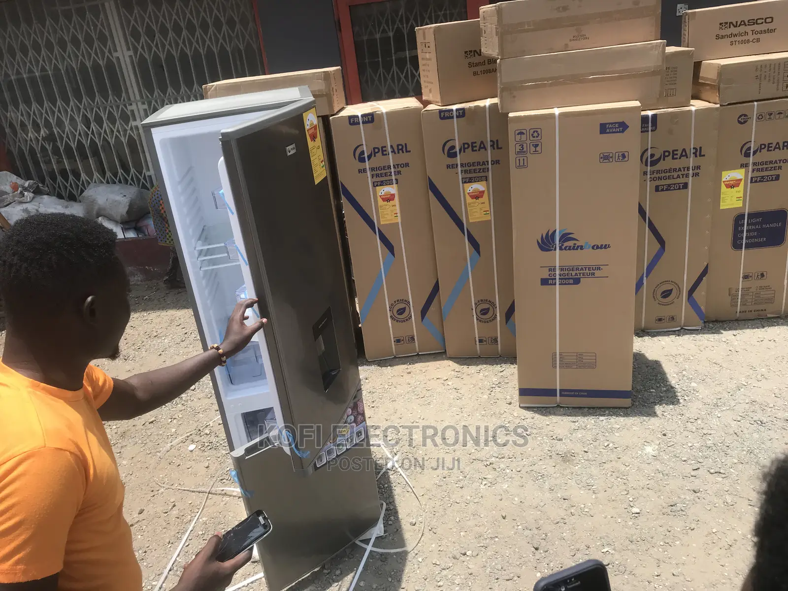 R600a Climate Pearl 267L Bottom Freezer Refrigerator