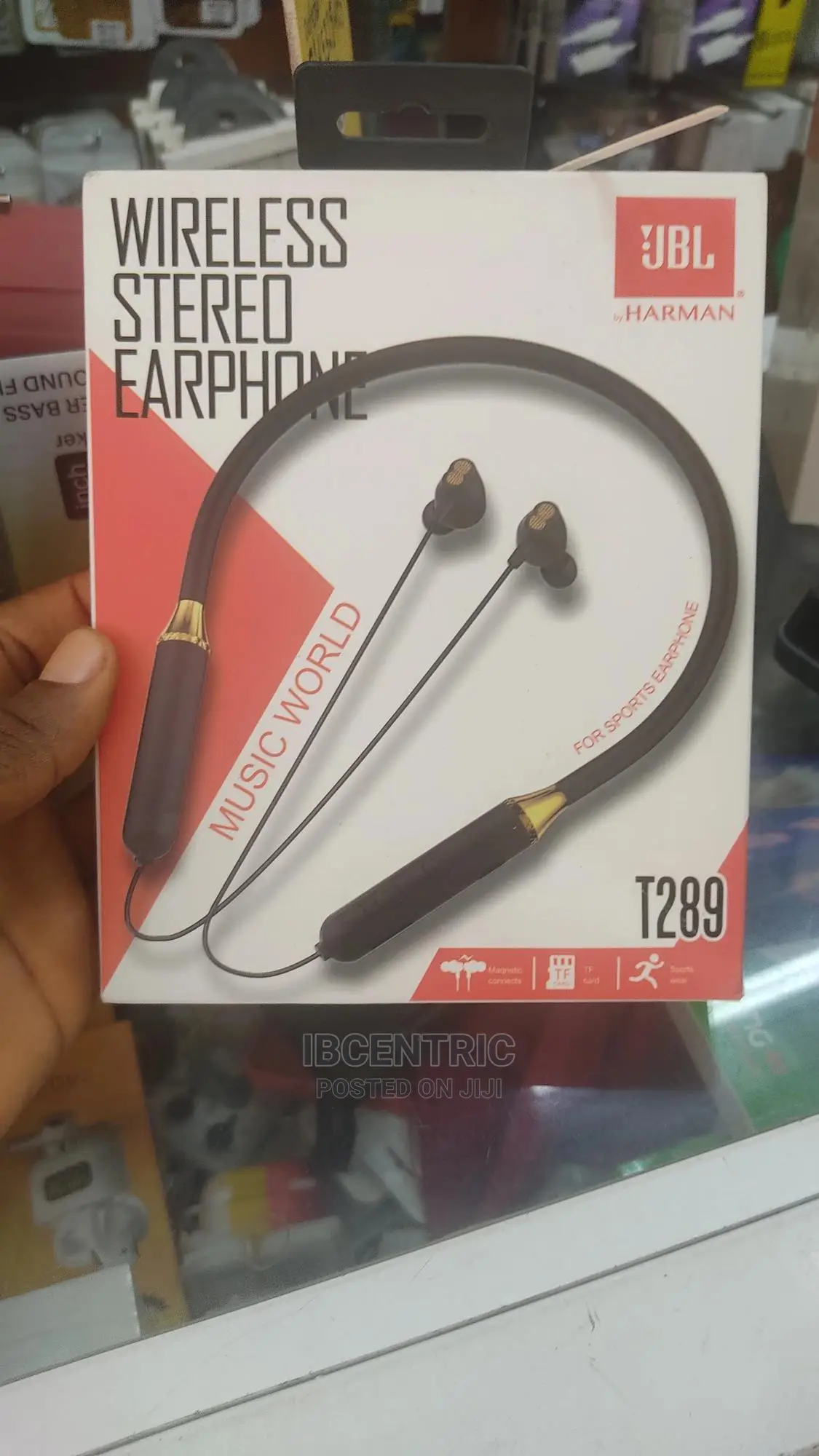 JBL T289 Wireless Neckband Headphone