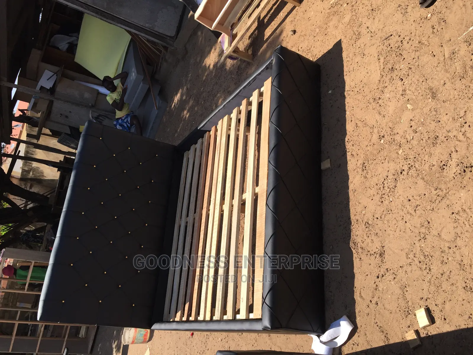 Queen Size Leather Bed Frame