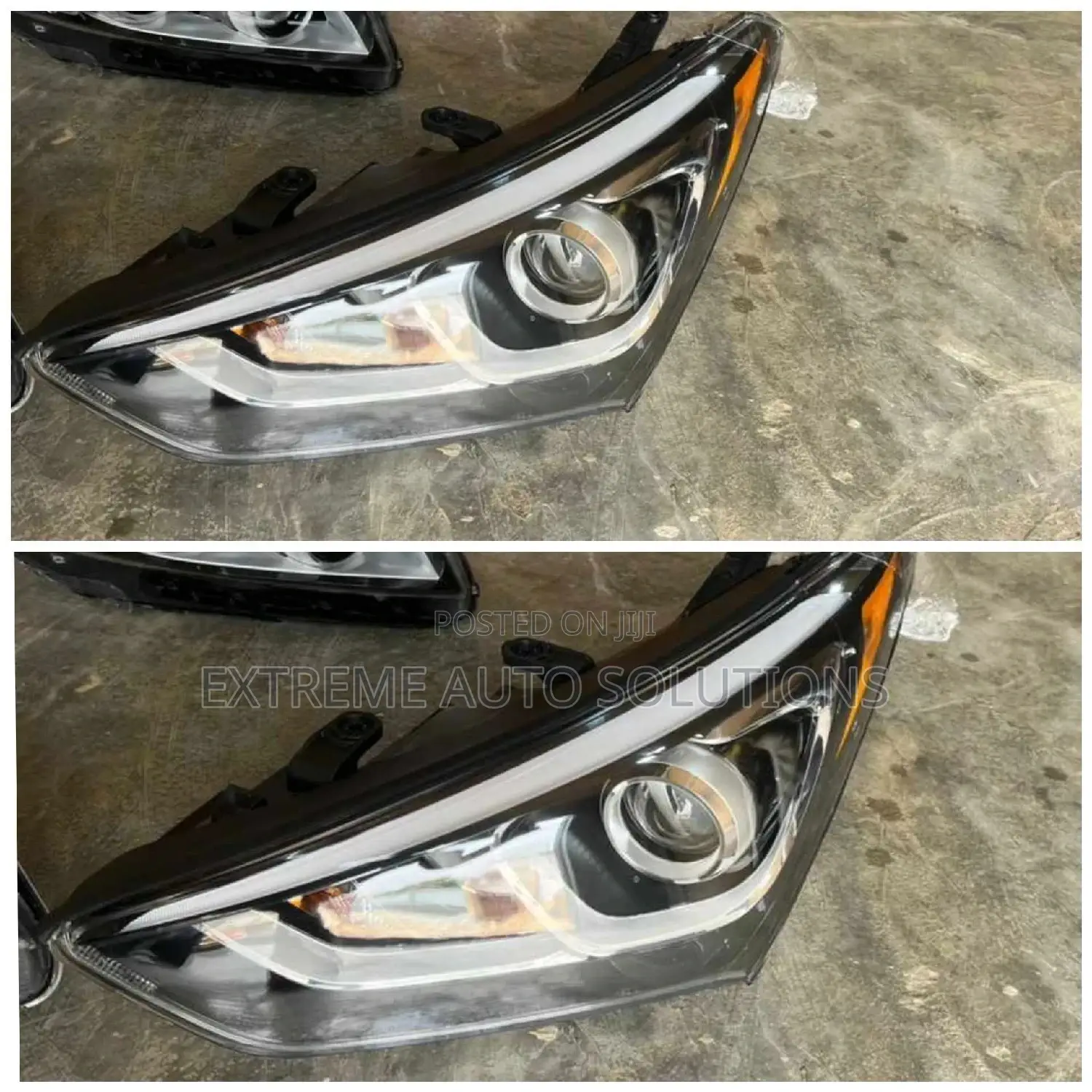 Santafe 2017 Headlights