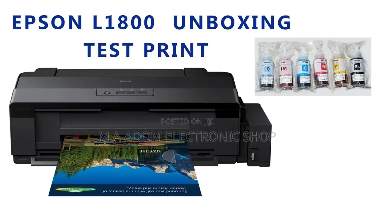 Epson L1800 A3 Size Colour Inkjet Printer