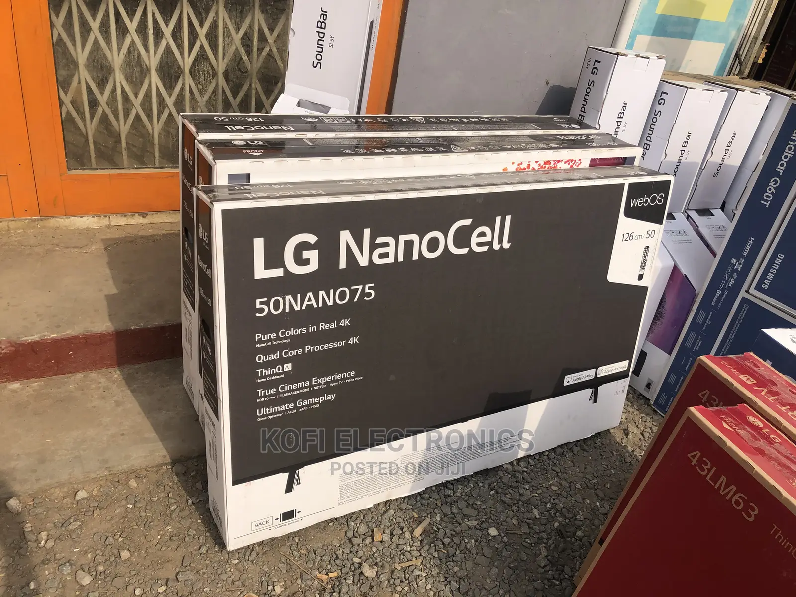 New in Box LG 50" Nanocell Uhd Smart LED Hdr TV 50nano75