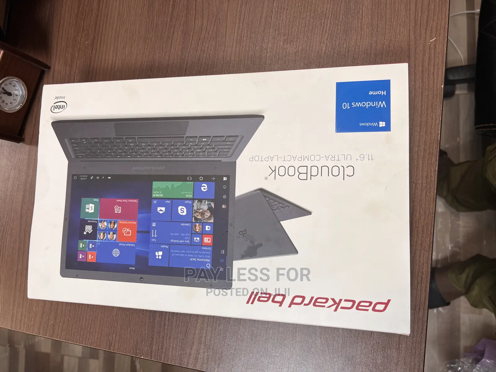 New Laptop Packard Bell 4GB Intel SSD 60GB