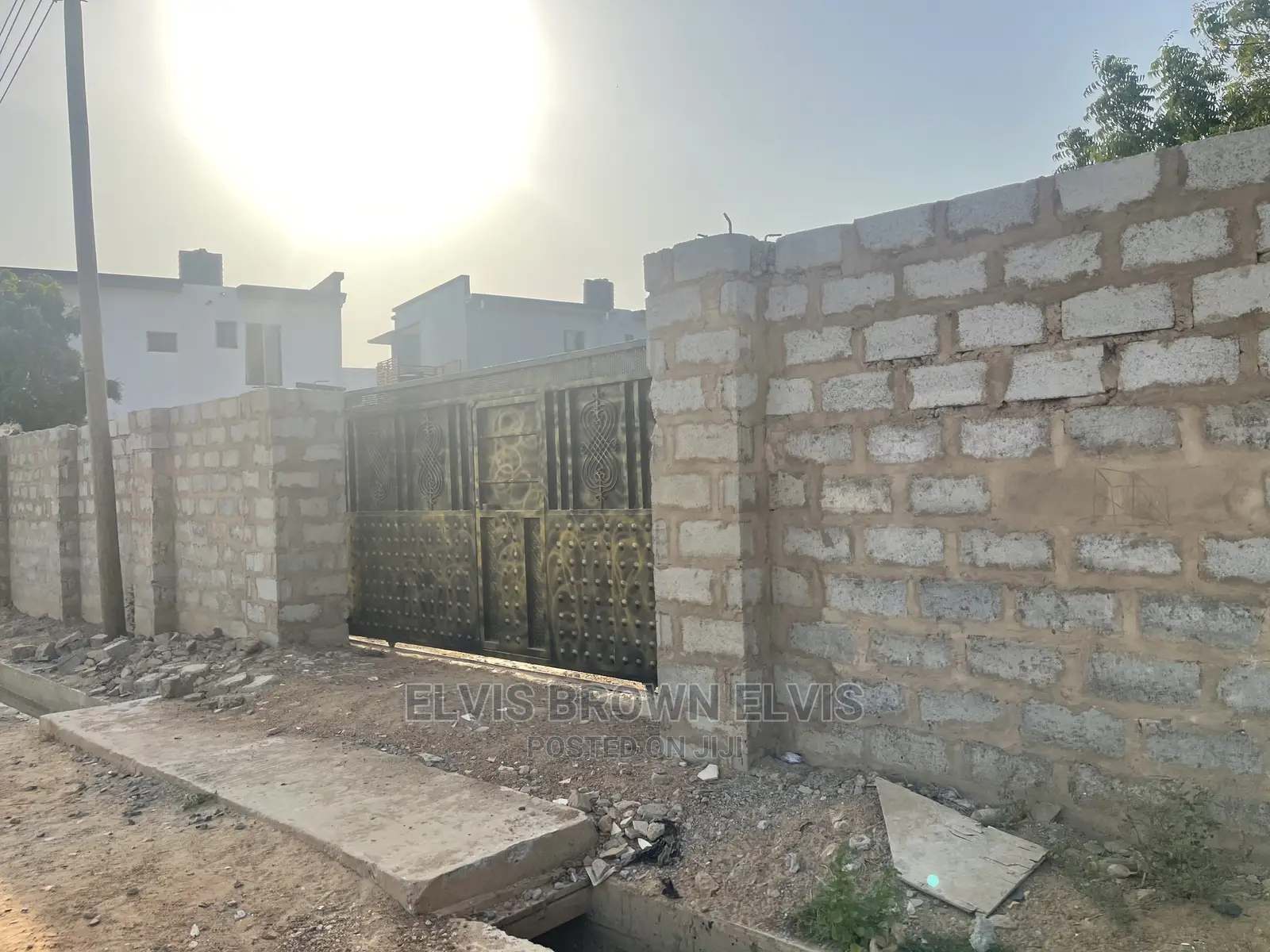 One and Half Plots With Walled for Sale at Legon Hills