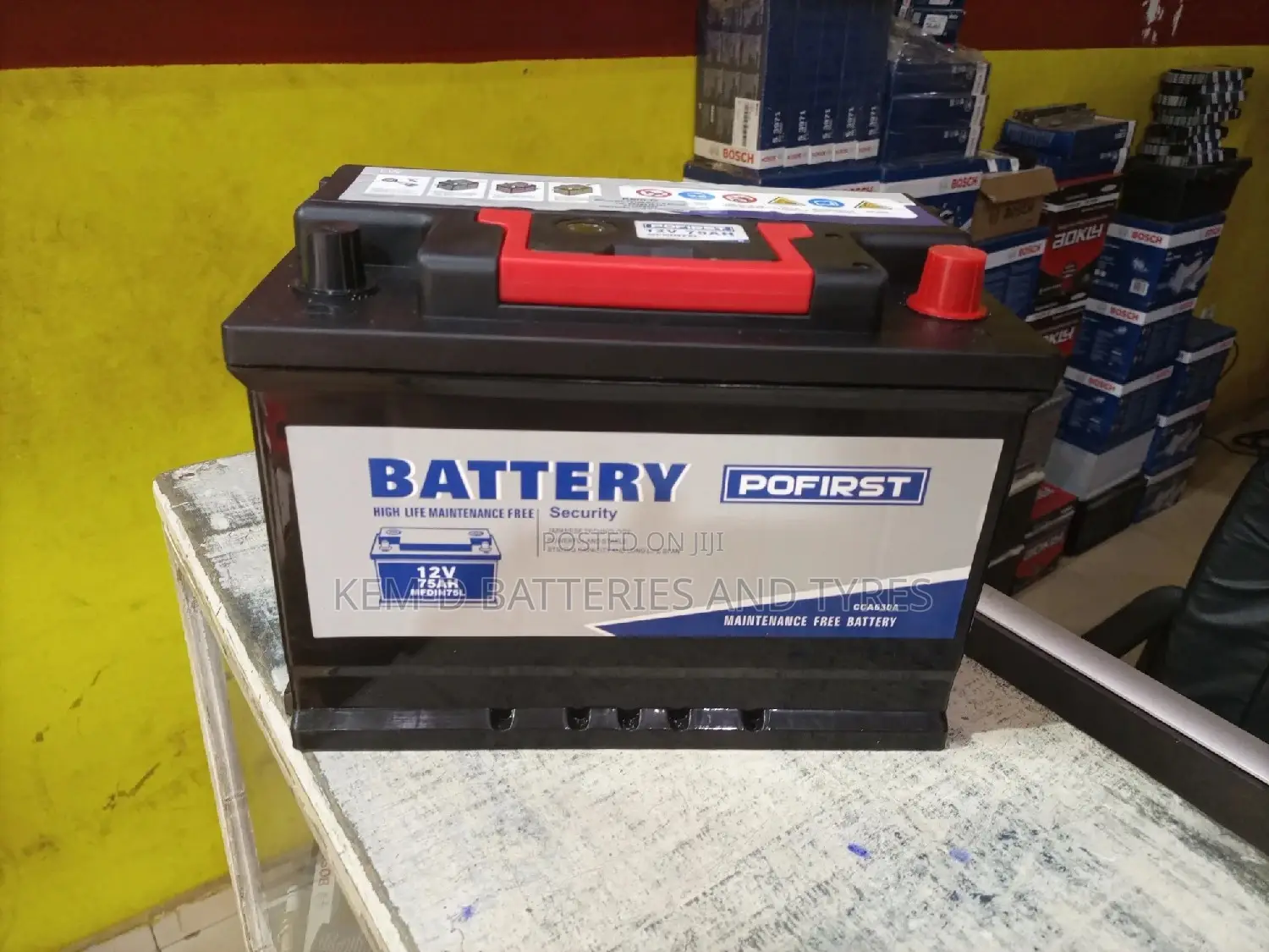 15 Plates Pofirst Battery + Free Delivery