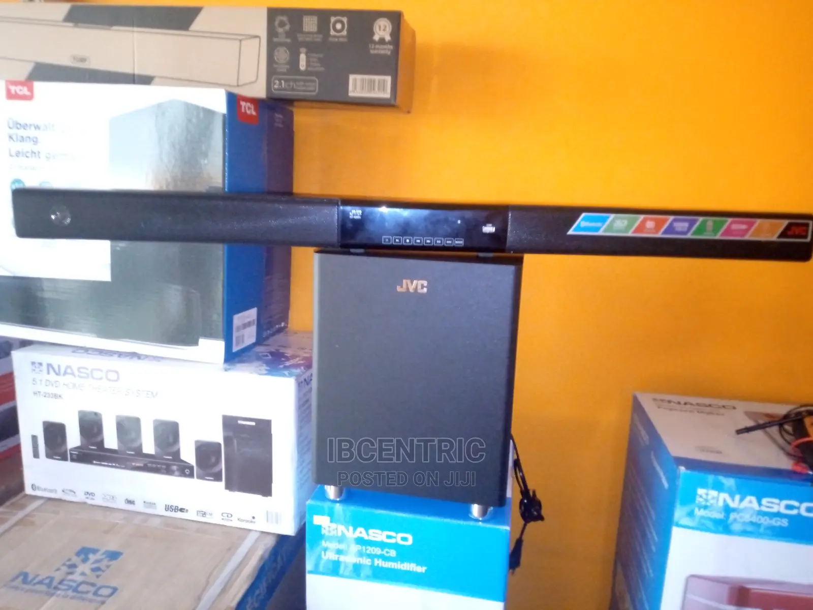 JVC 2.1 Soundbar With Wireless Subwoofer