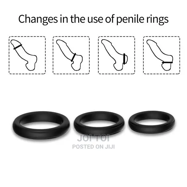 3 PCS Soft Silicon Cock Ring