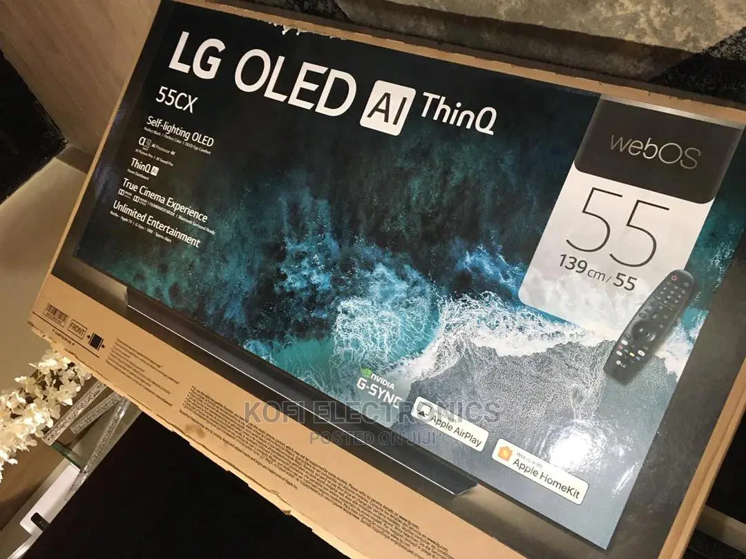 Very Slim LG - 55" Class CX Series OLED 4K UHD Smart Webos