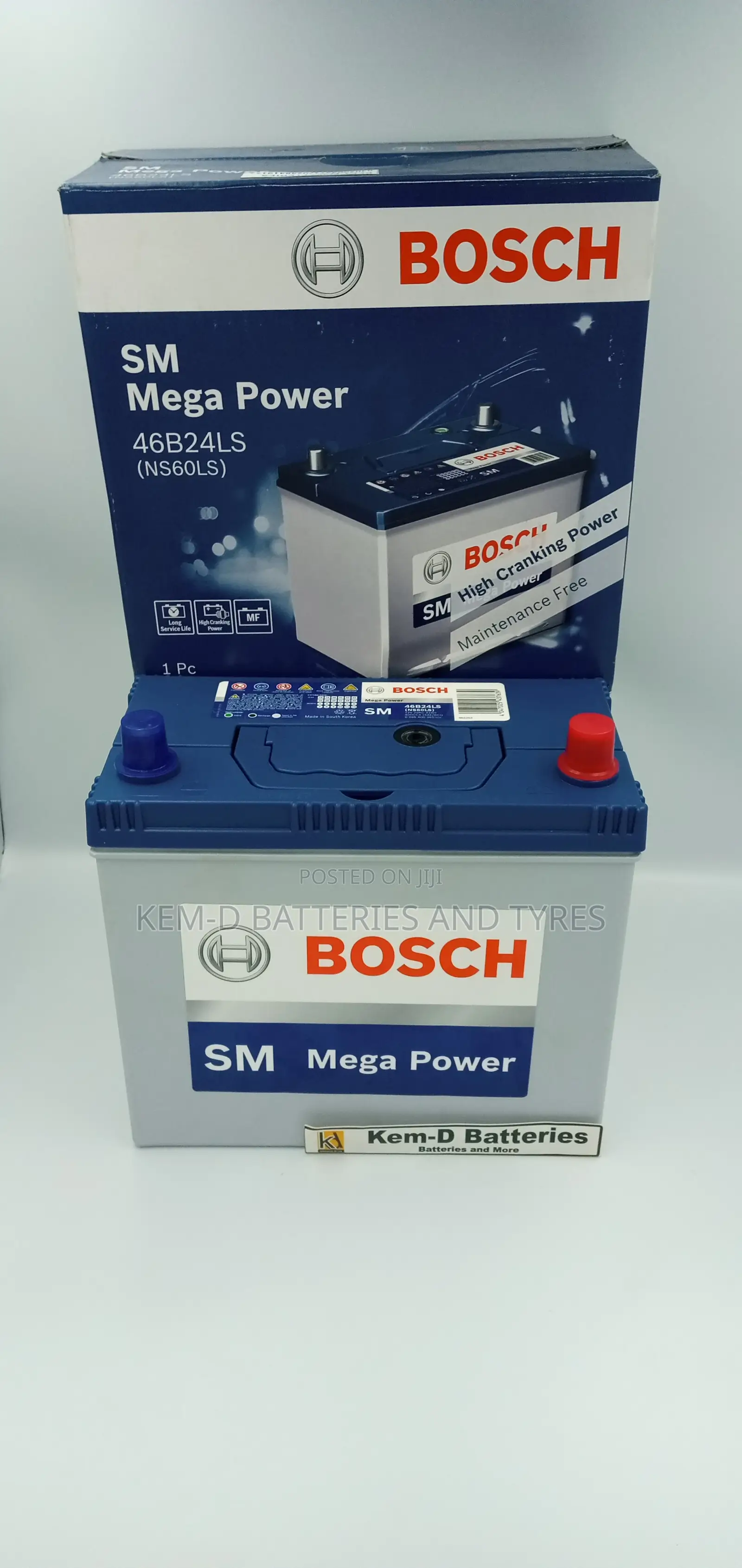 Bosch 13 Plates Batteries Slim Type_free House Delivery