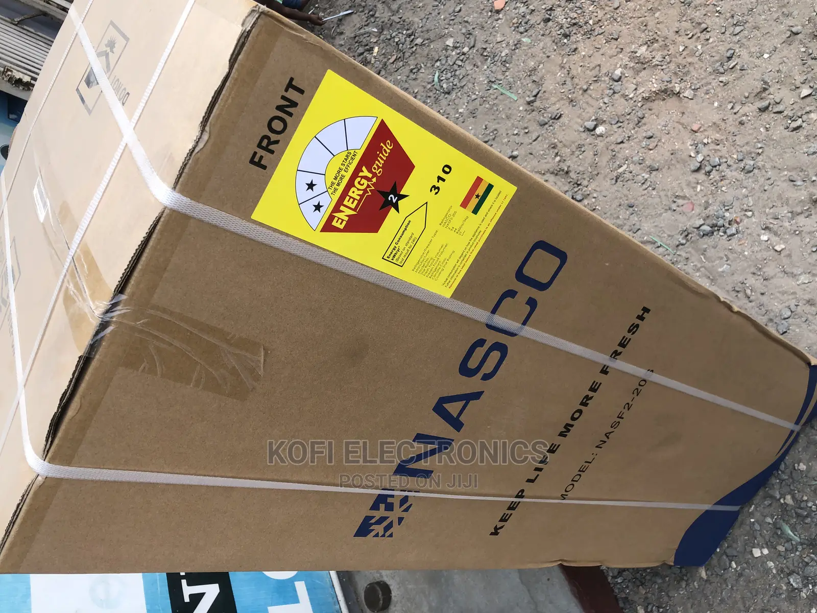 Nasco NASF2-20S 135L Double Door Top Freezer Refrigerator