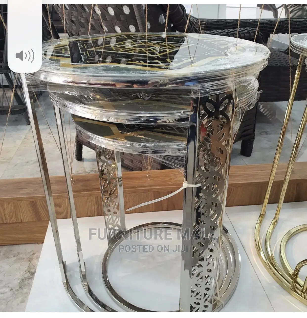 3 Sets of Golden Table. Free Delivery