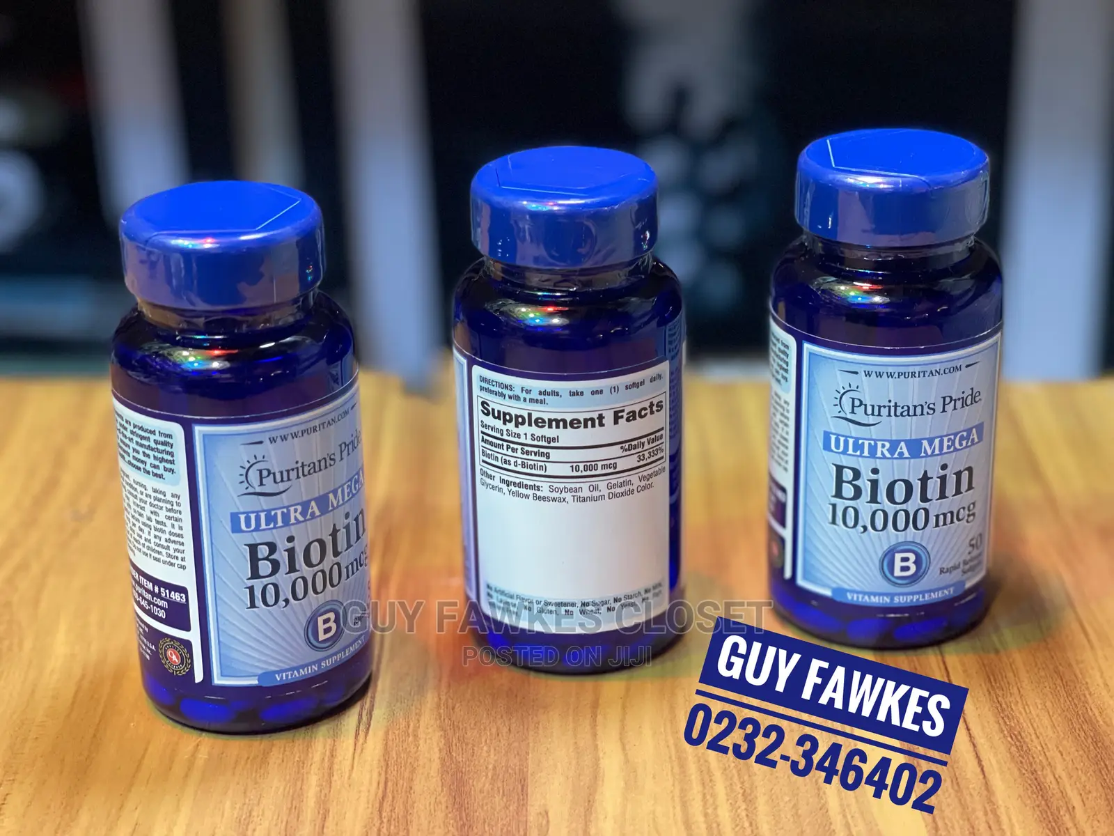 Ultra Mega Biotin 10,000mcg