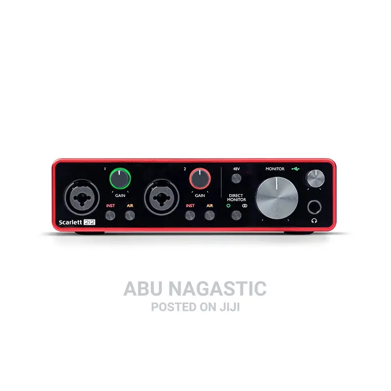 Brand New Studio Sound Card 2i2 Scarlett