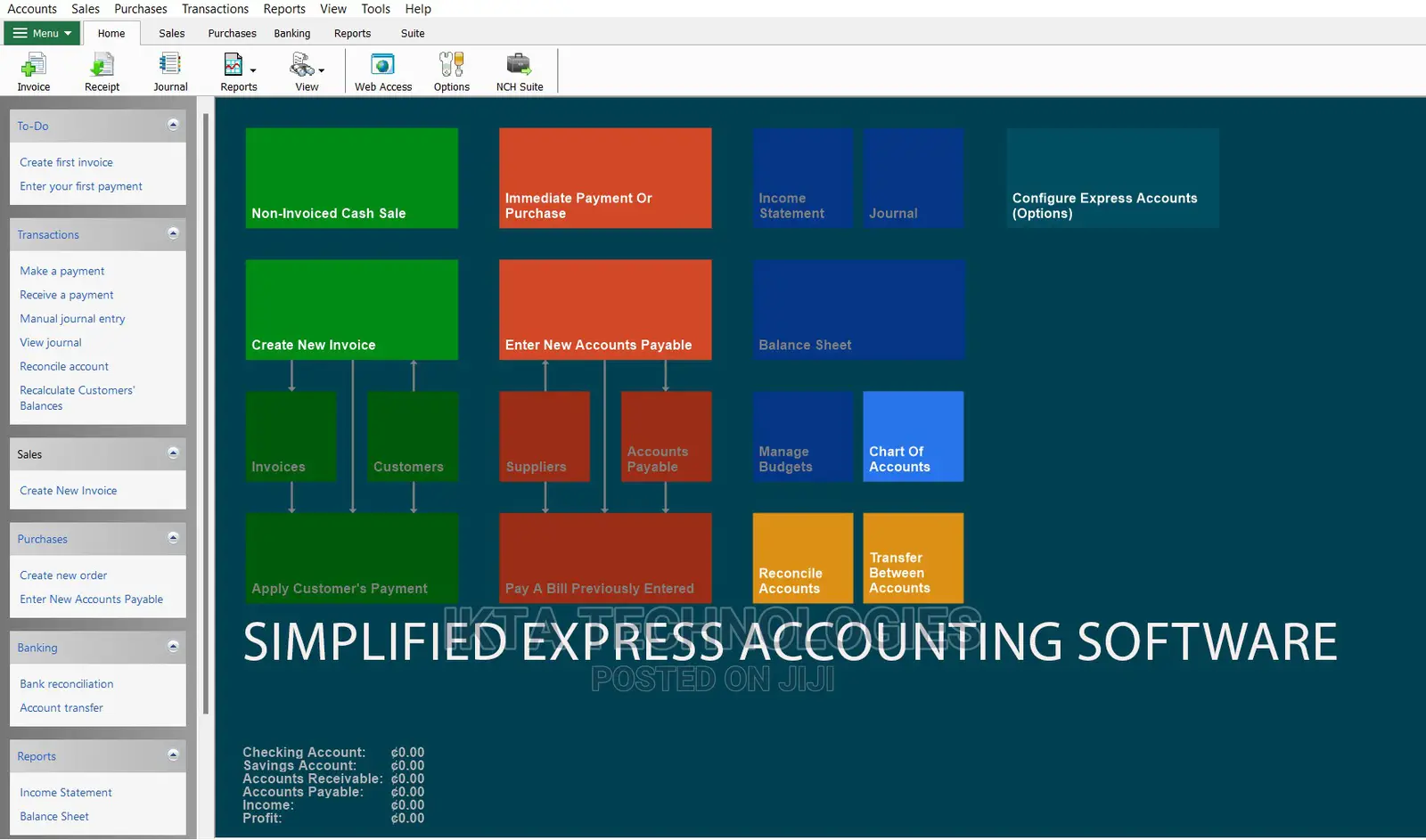 Express Simplified Accounting Software for Small Business