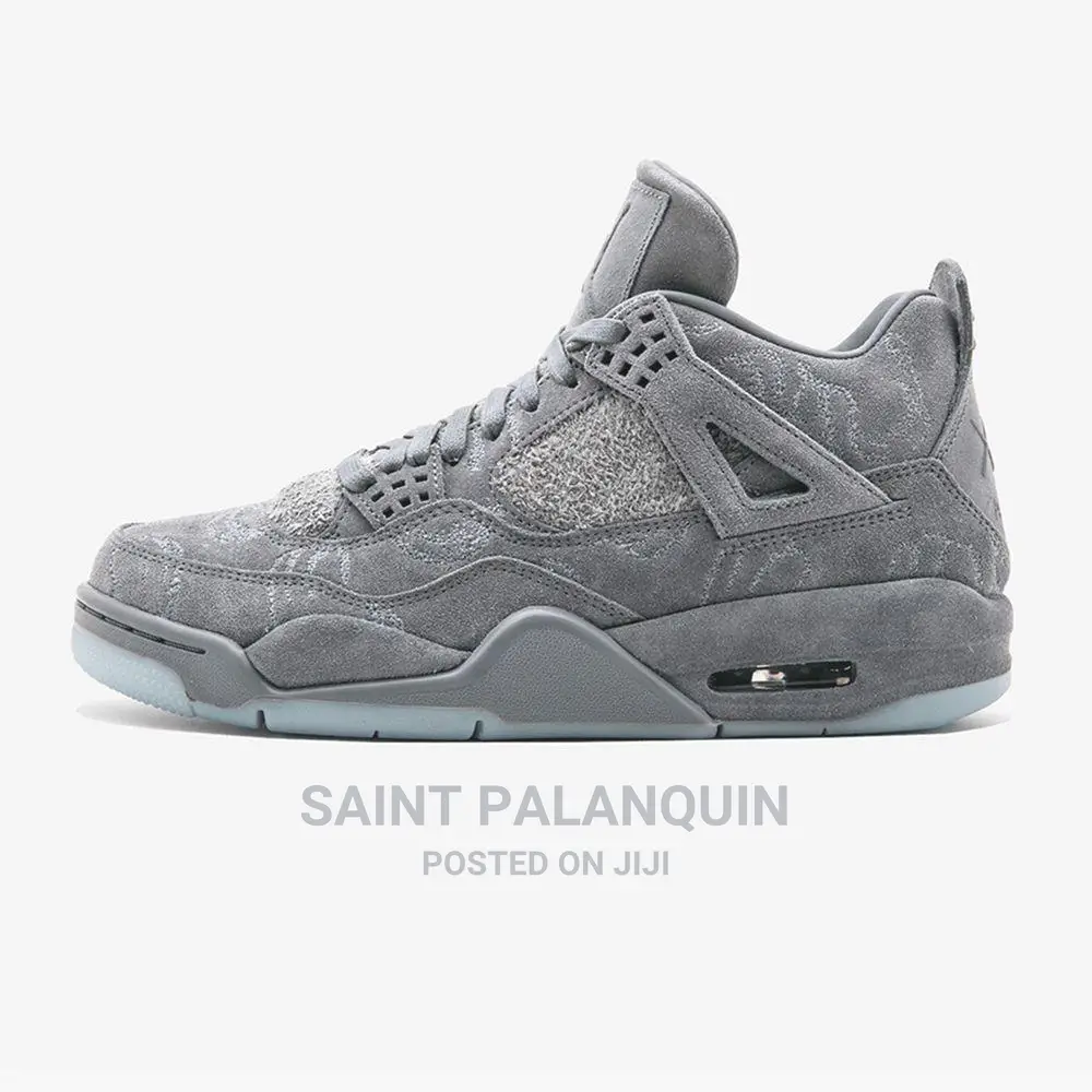 Original Gray Suede Jordan 4 Xx