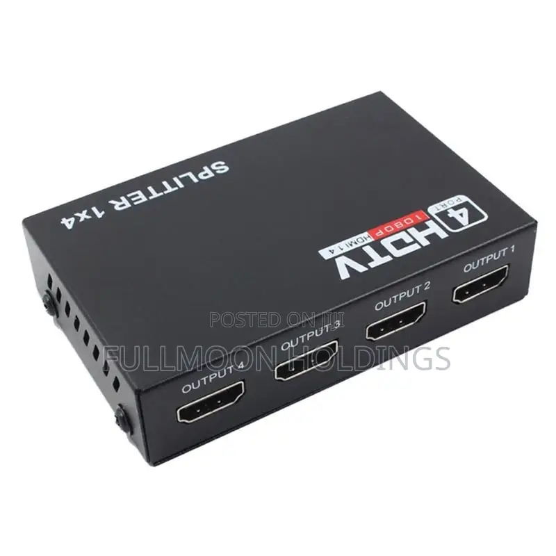1 X 4 1080p HDMI Splitter(Black)