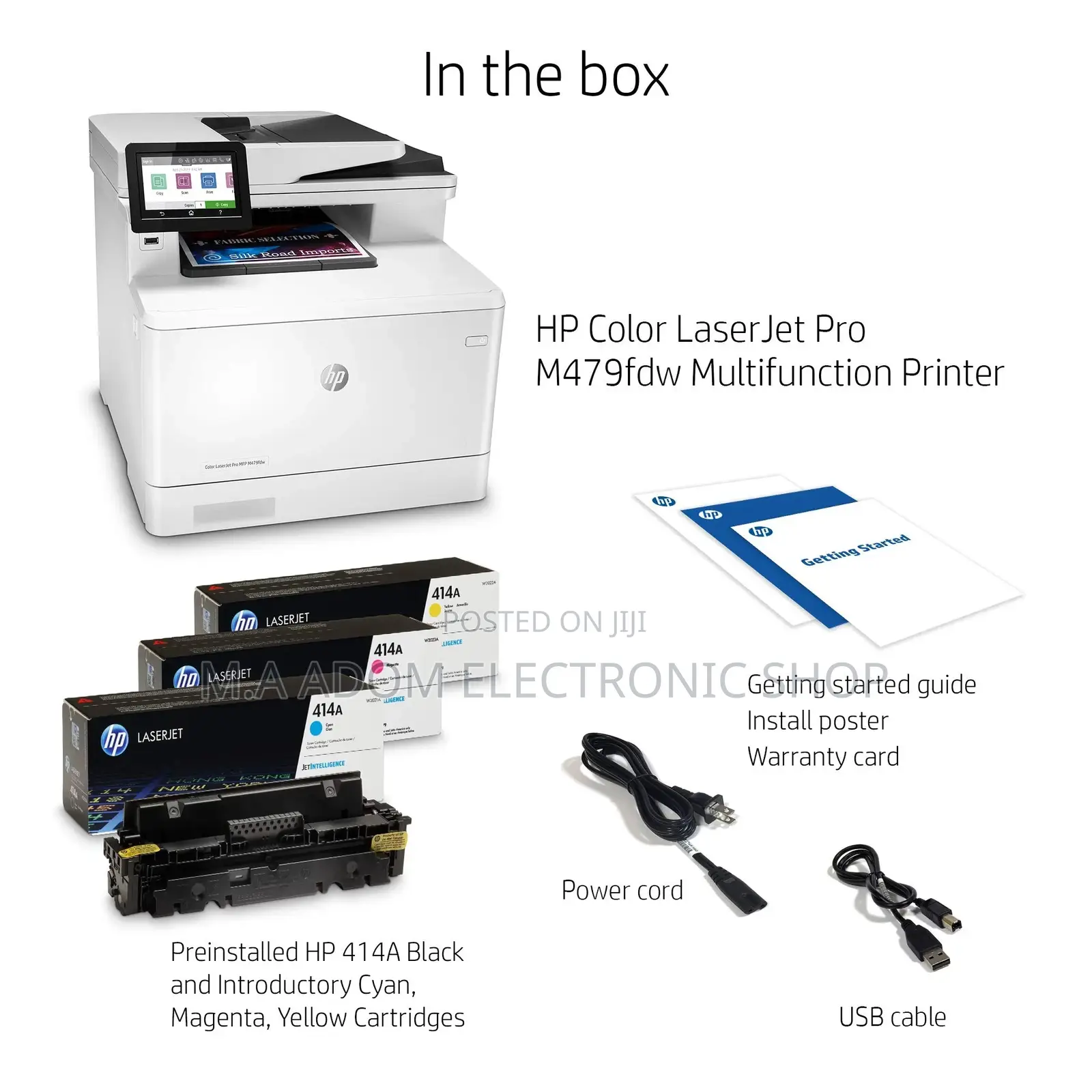 HP Laserjet Pro MFP M479fdw All-In-One Laser Printer