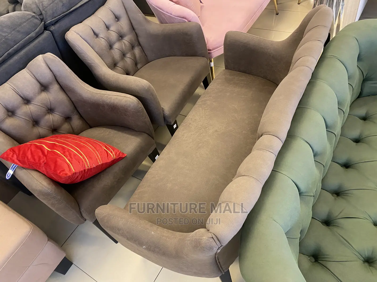 Gray Colored Decorative Chairs. Free Delivery