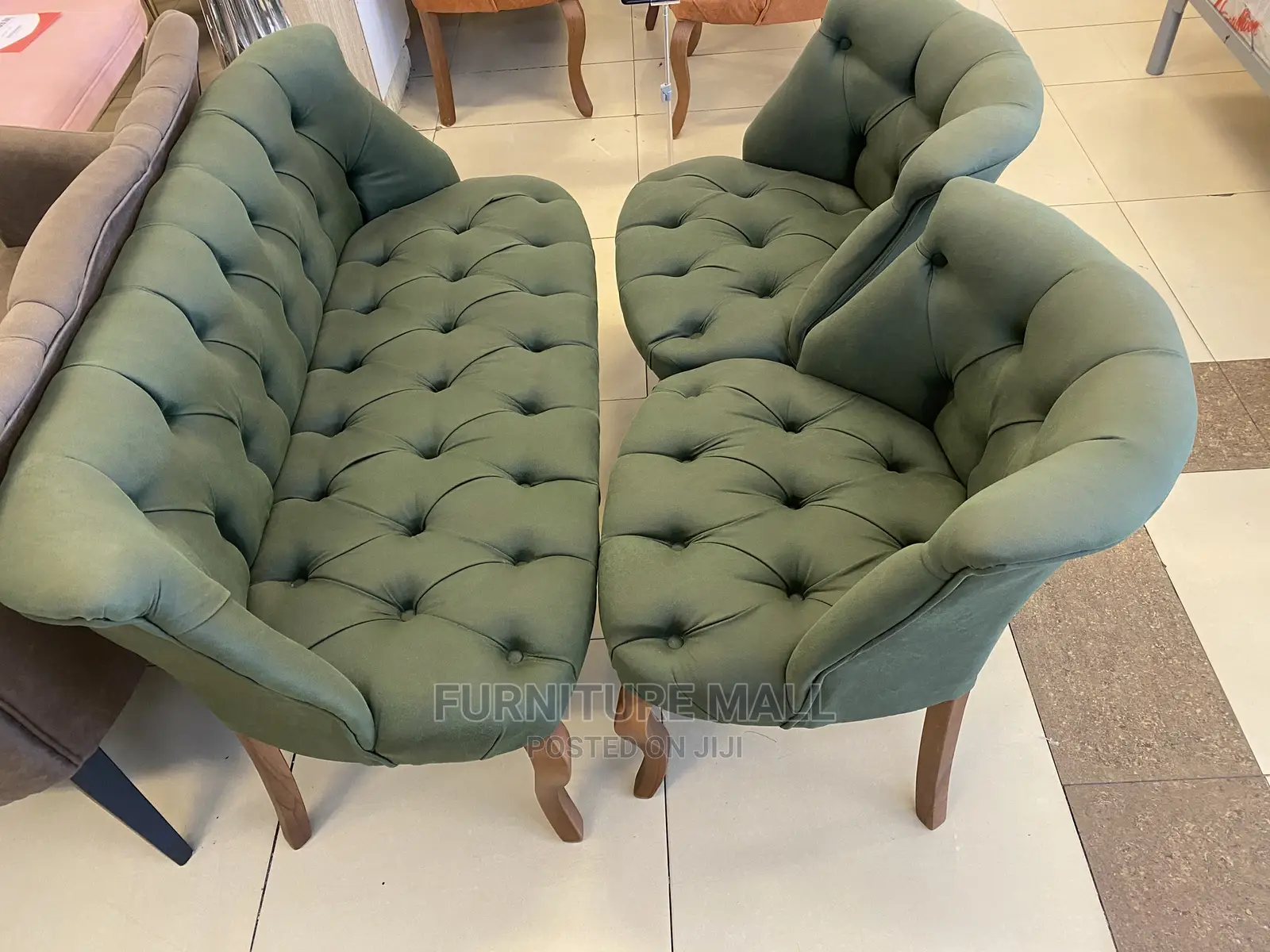 Army Green Ancient Chairs( Set). Free Delivery