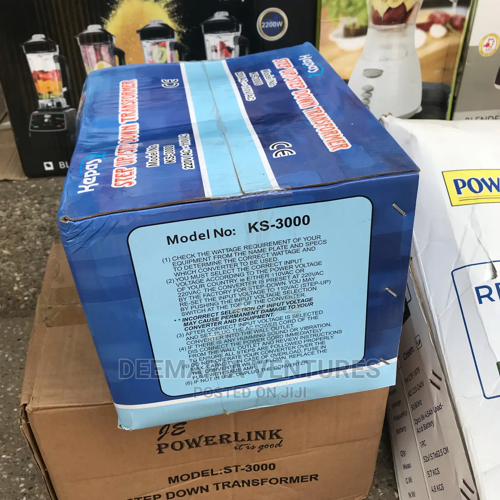 Kepas Step Up/Step Down Transformer 3000va (220v/110v)
