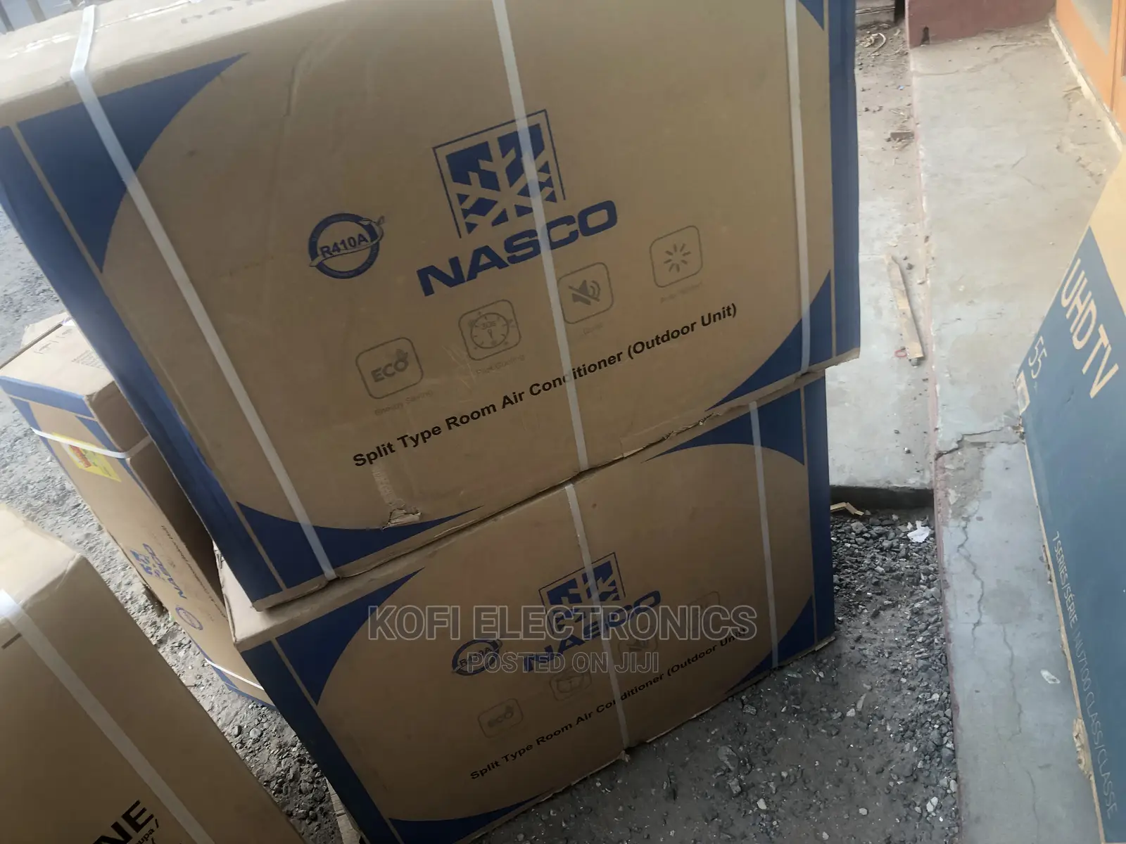1.5hp Copper Condenser Split Nasco R410gas AC