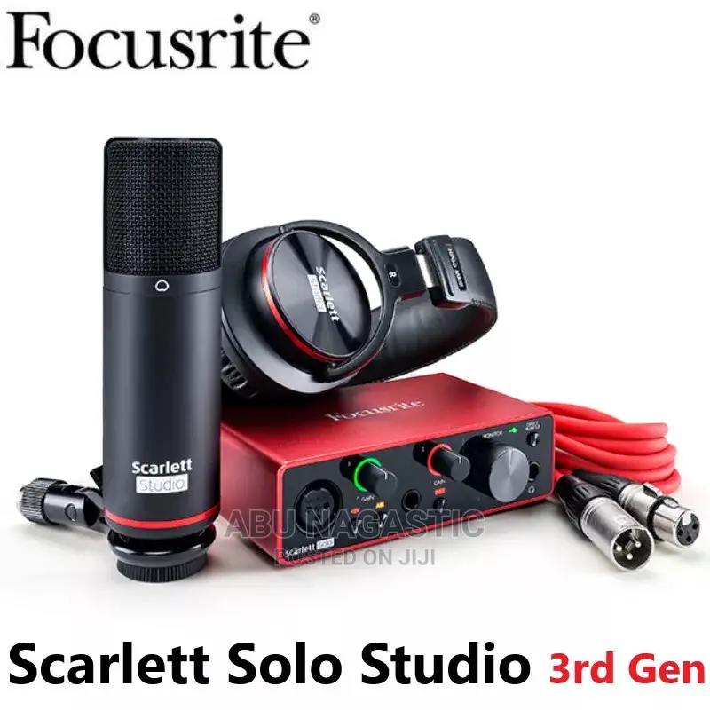 Focusrite Scarlett Solo Studio Bundle Set