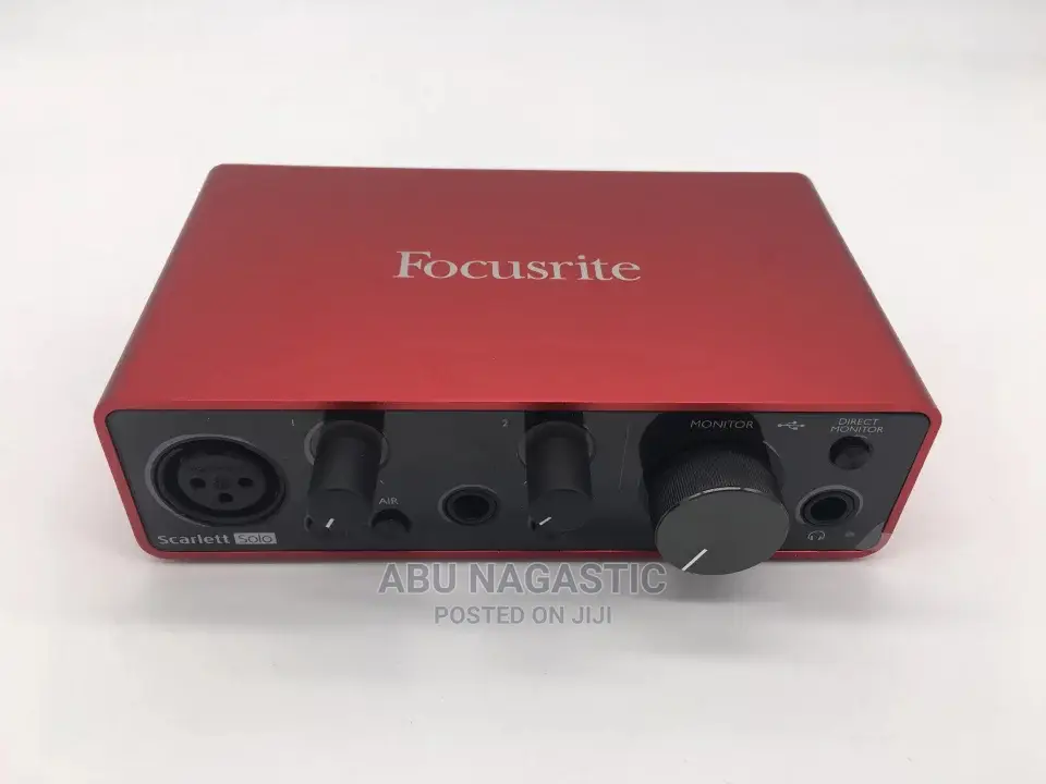 3rd Generation Focusrite Scarlet Solo Studio Pack HP60
