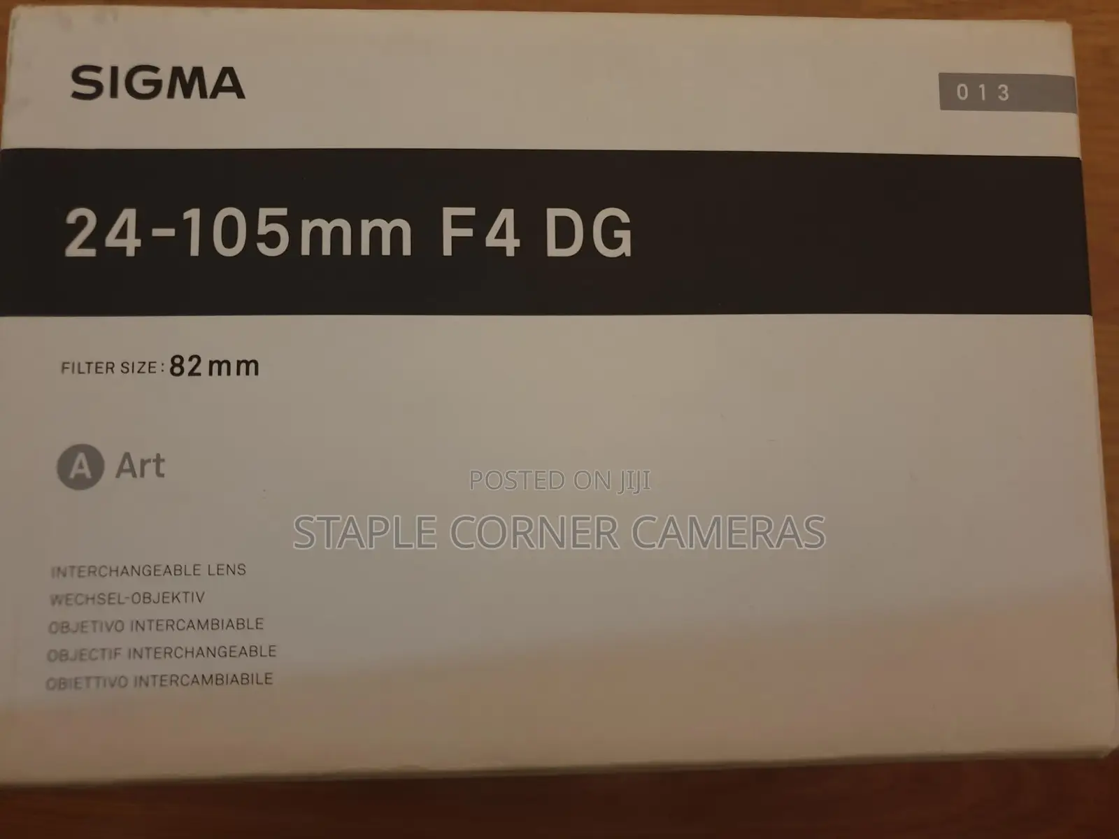 Canon Fit Sigma 24-105mm F4 Dg Art Lens