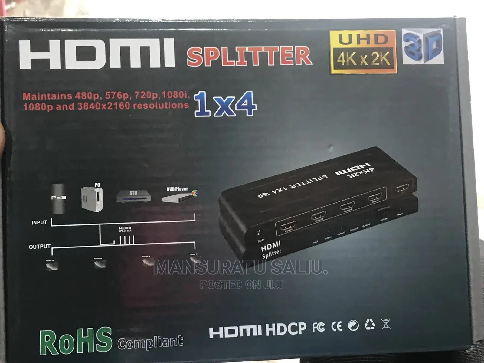 Hdmi Splitter X 4port