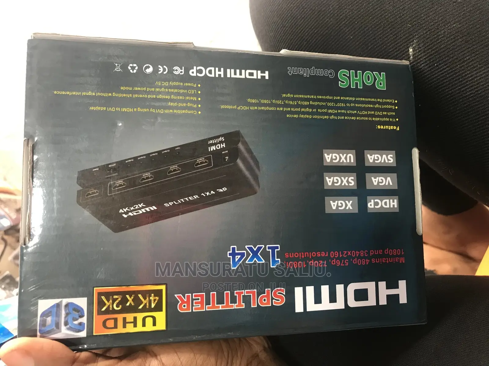 Hdmi Splitter X 4port