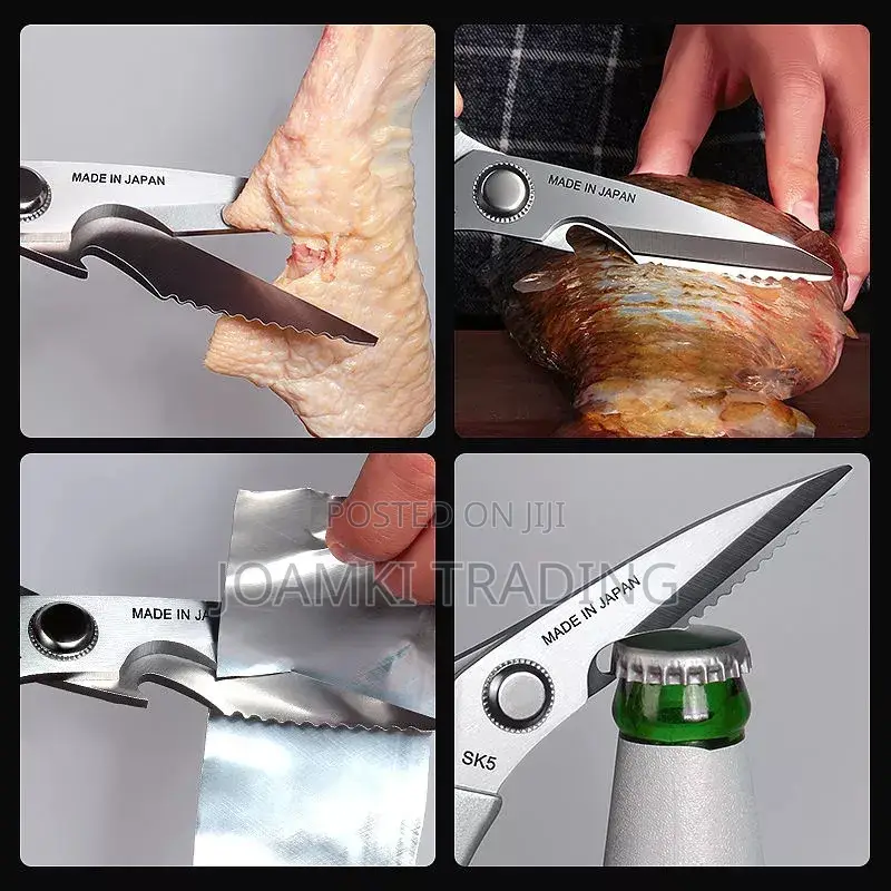 Multifunctional Kitchen Stainless Steel Scissors
