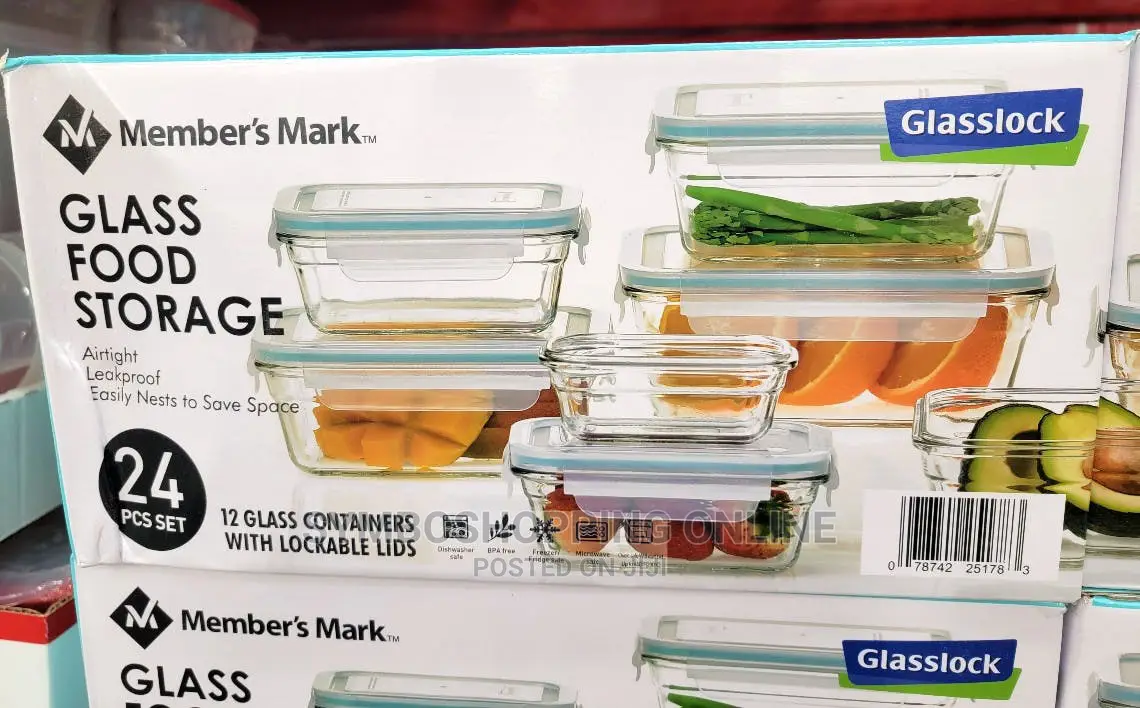 Member's Mark 24_piece Glass Food Storage Set by Glasslock