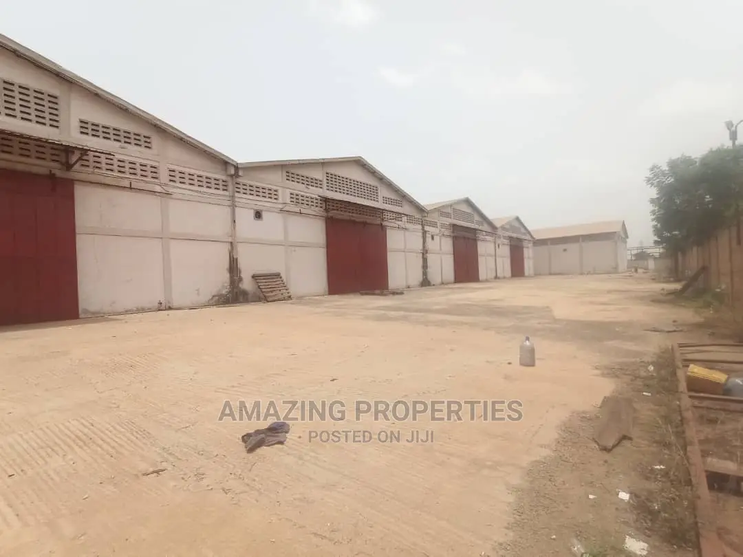 For Sale on 5 Acres 4000sqm Warehouse Tema Industrial