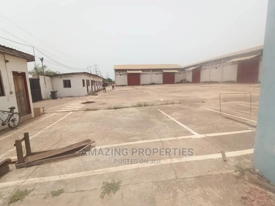 For Sale on 5 Acres 4000sqm Warehouse Tema Industrial