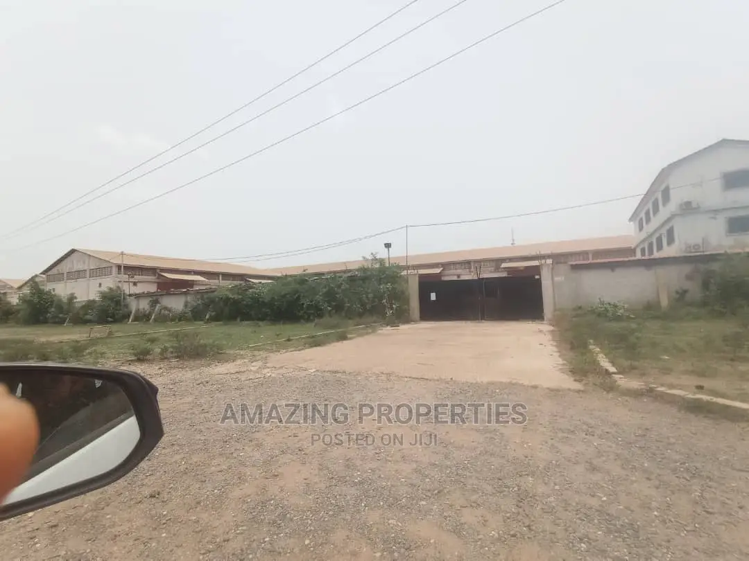 For Sale on 5 Acres 4000sqm Warehouse Tema Industrial