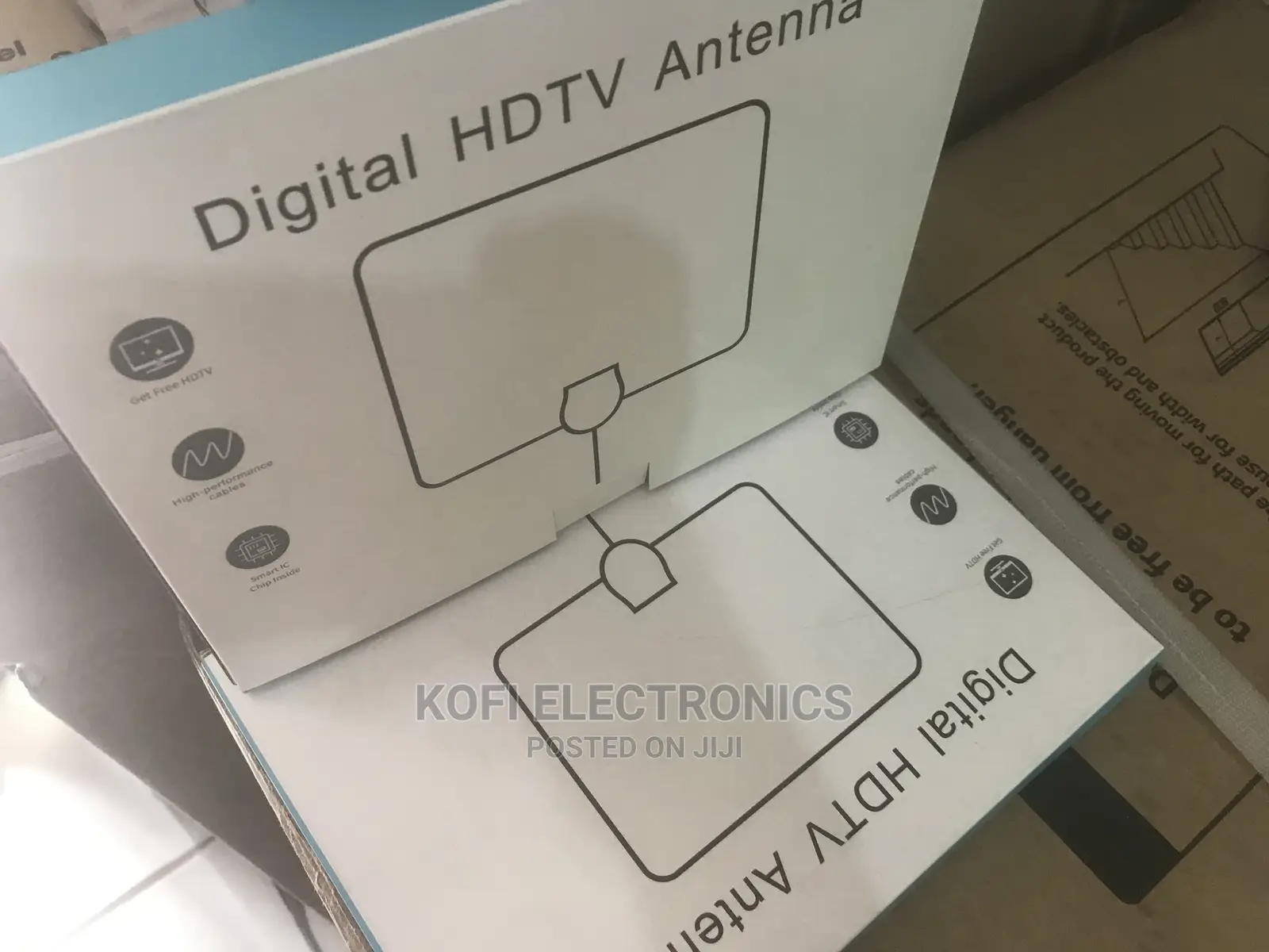 Extreme Easy to Use 200 Mile Range Antenna TV Digital HD