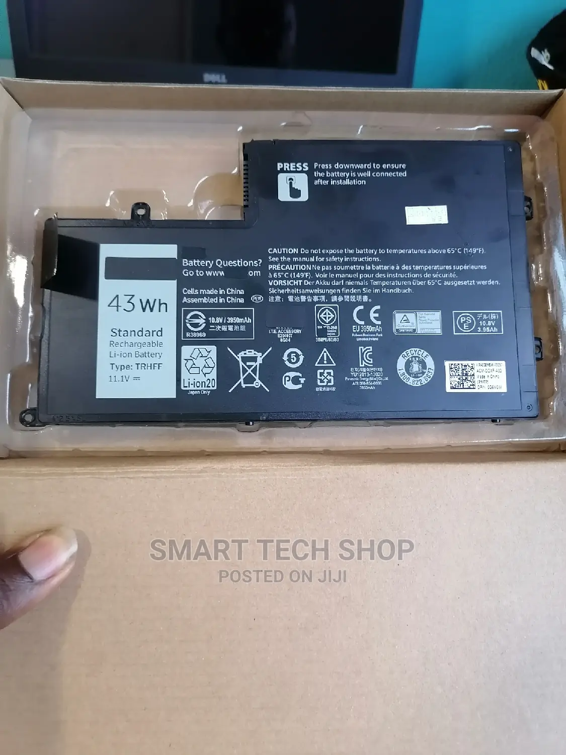 Original Dell 43wh Laptop Battery for Inspiron 15 and 14