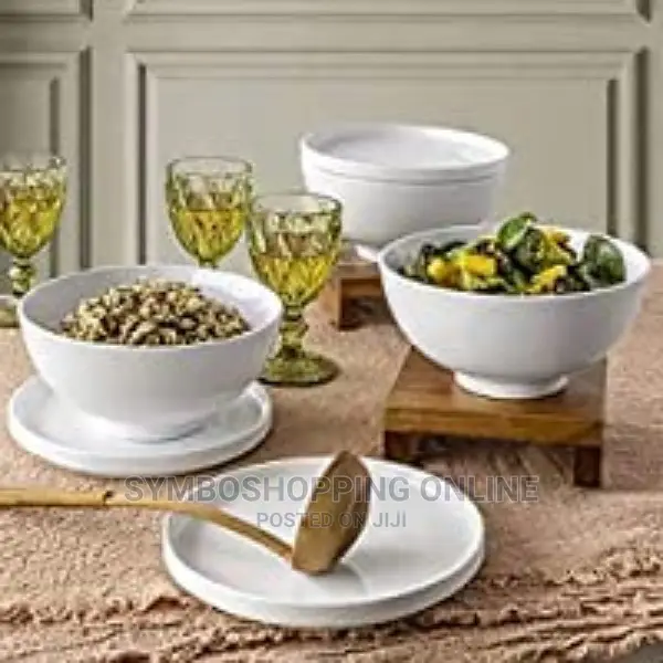 Over and Back 6-Piece Bowl and Lid/Plate