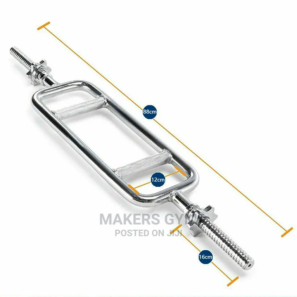 35 Inchs Tricep Bars Weight Barbell Trap Bar Gym
