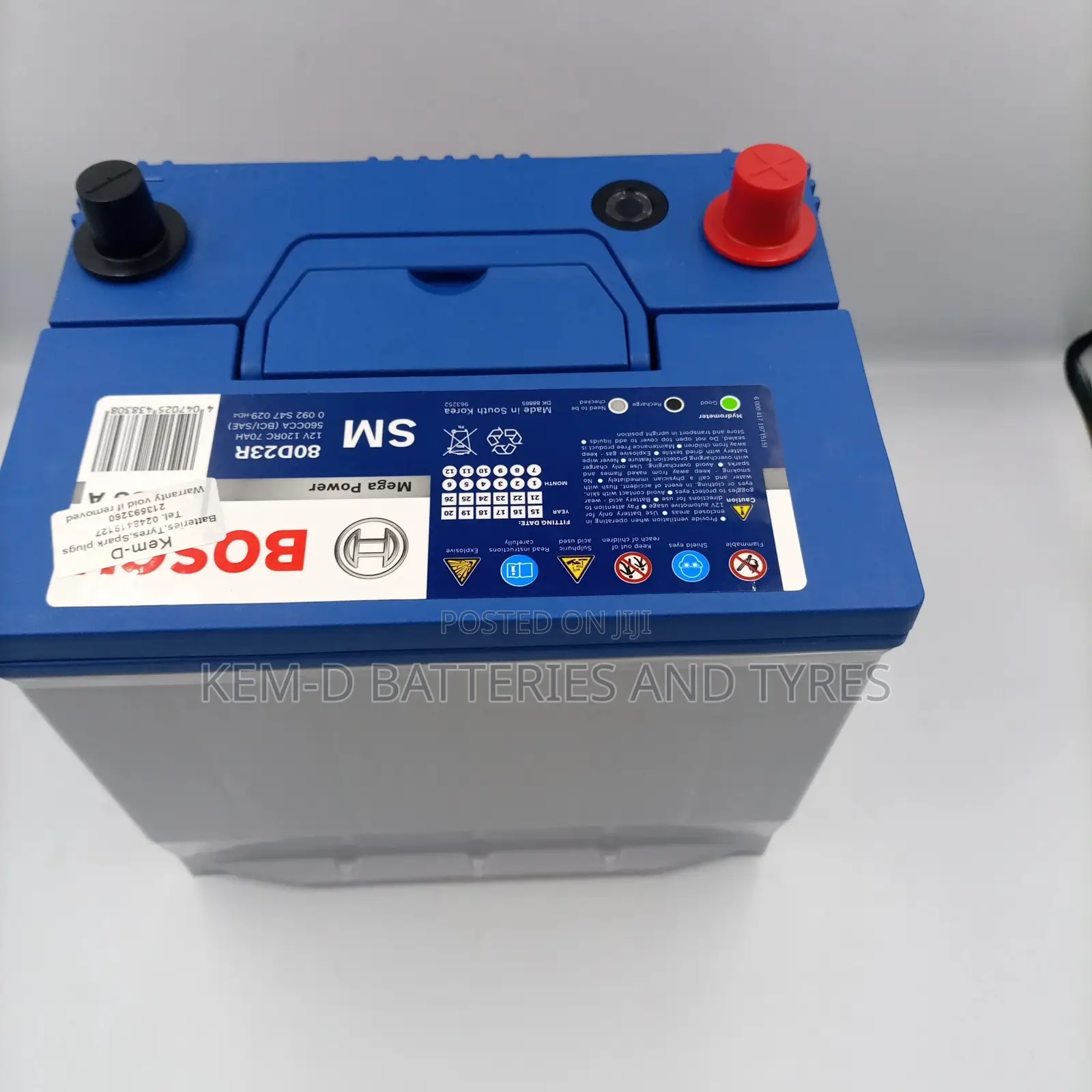 15 Plates Car Battery for Ford - Free Deliver