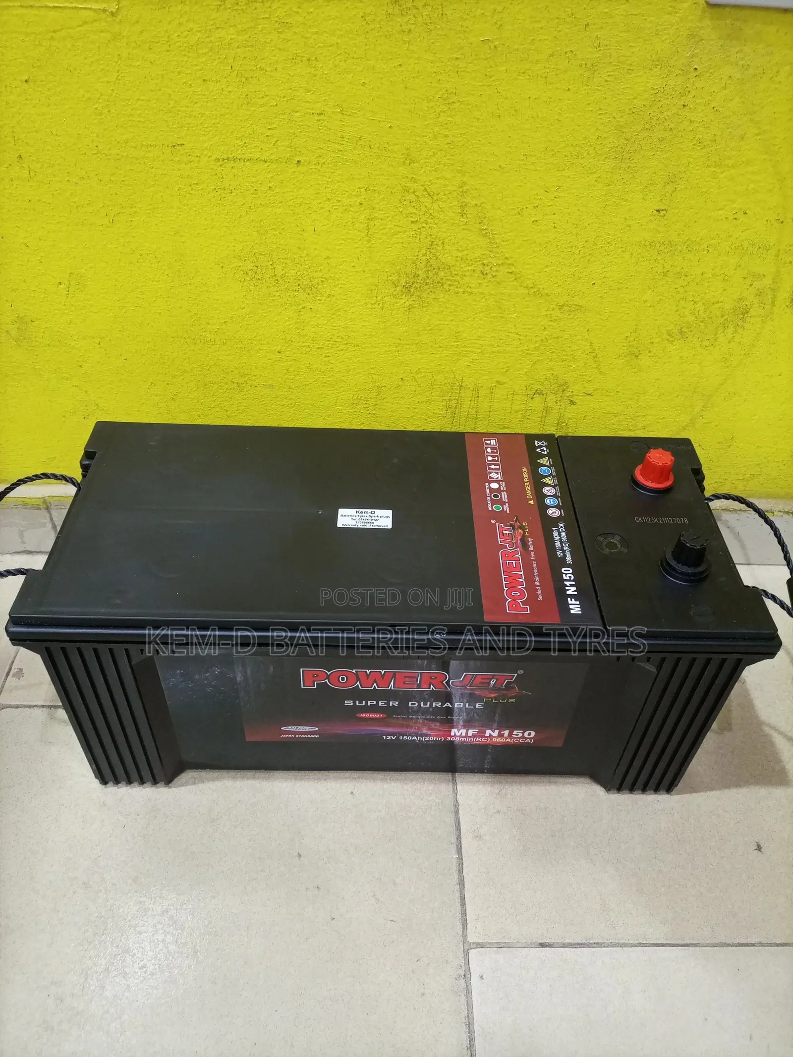 Truck Batteries - 25 Plates 12V 150ah - Heavy Duty Battery