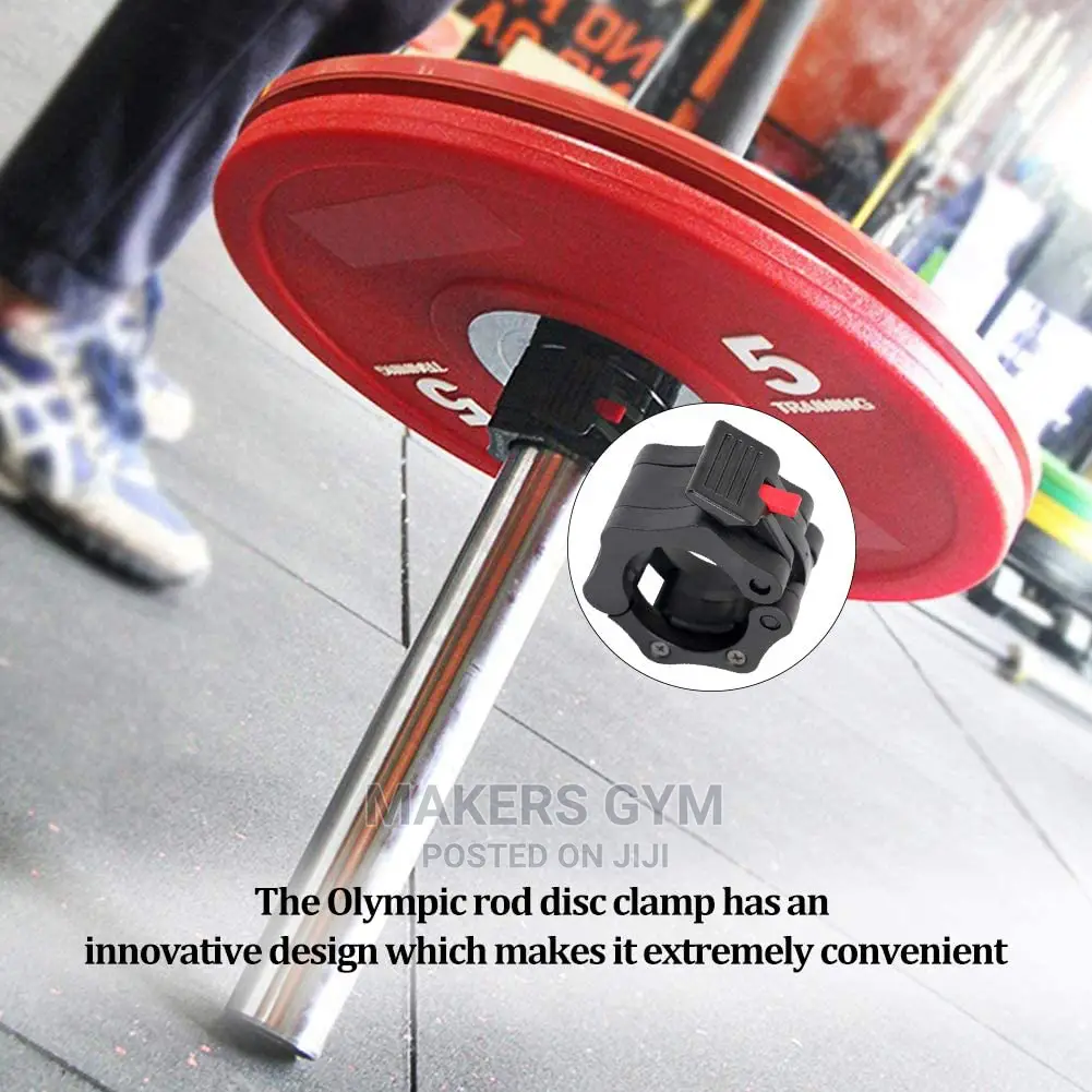 Olympic Barbell Clamp (Pair) Collar Clip