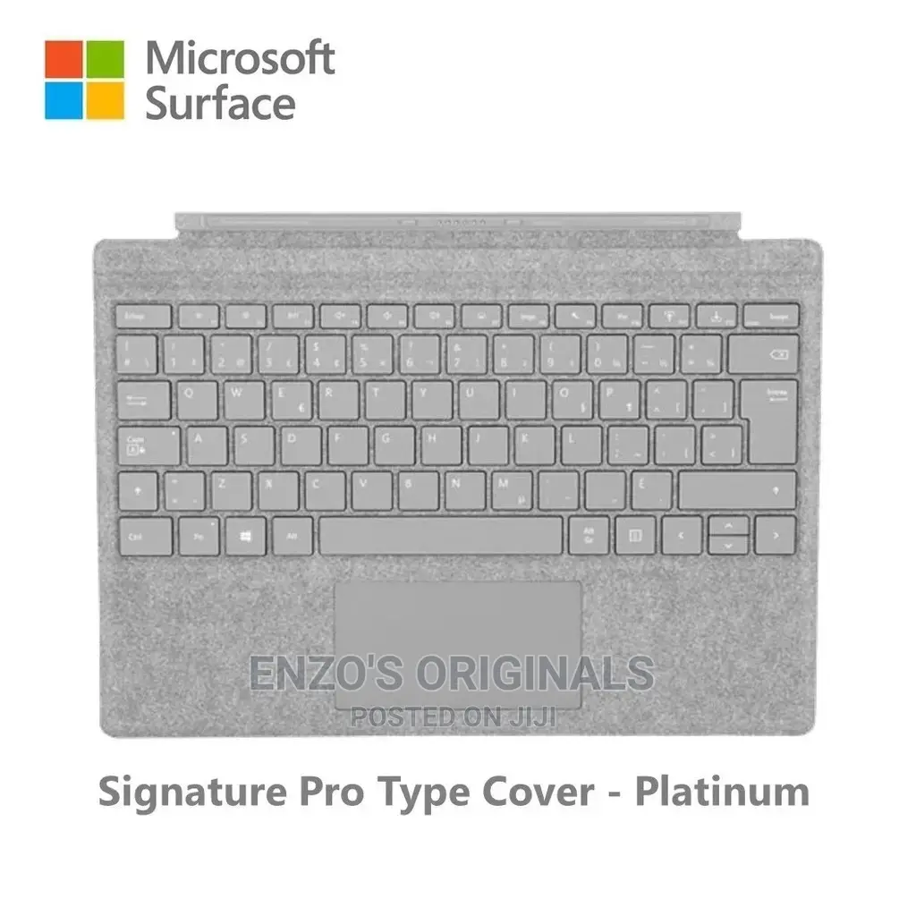 Microsoft Surface Pro 7 Alcantara Keyboard Platinum Original
