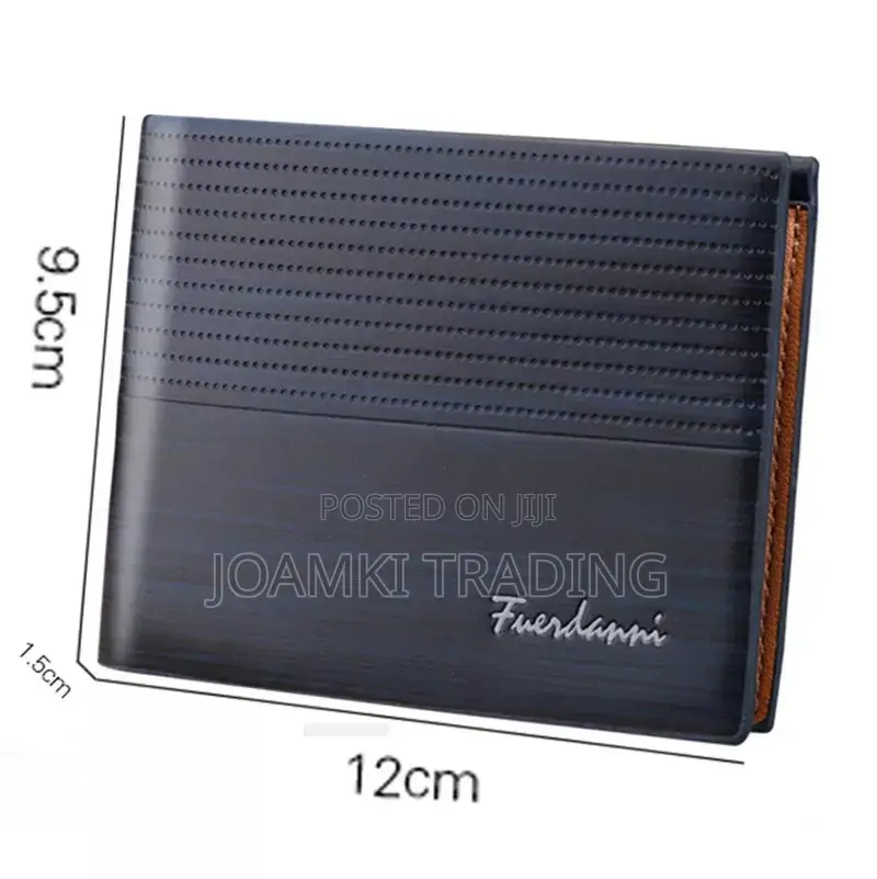 Men Leather Wallet Luxury Brand Short, Slim, High Quality