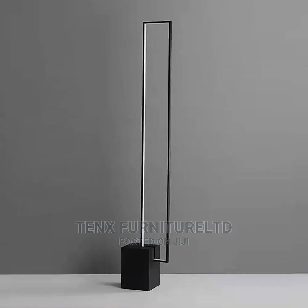 Floor Lamp Rectangular Standing Lamp With Block Base