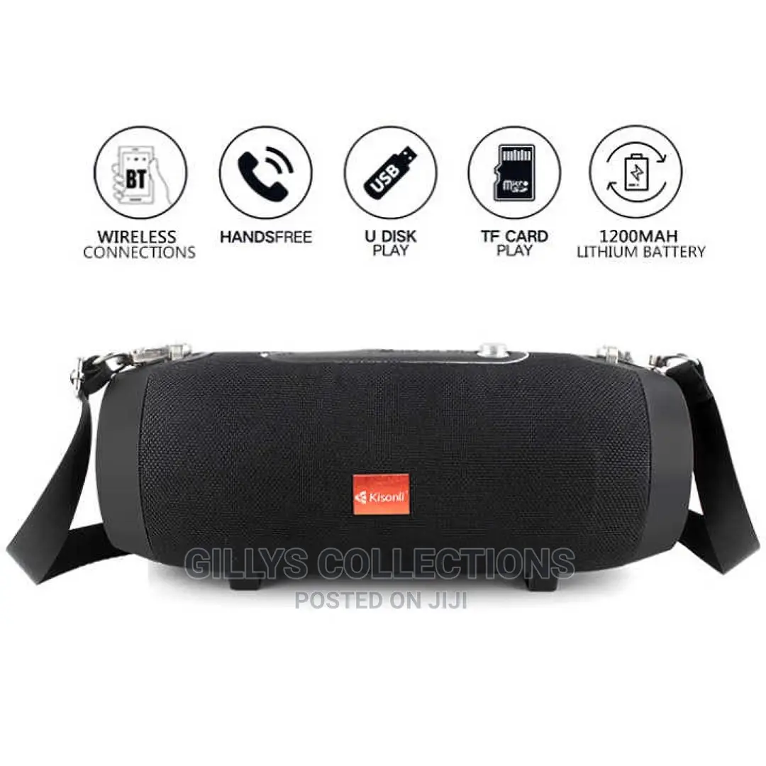 Kisonli Wireless High Bass Stereo Bluetooth Speaker