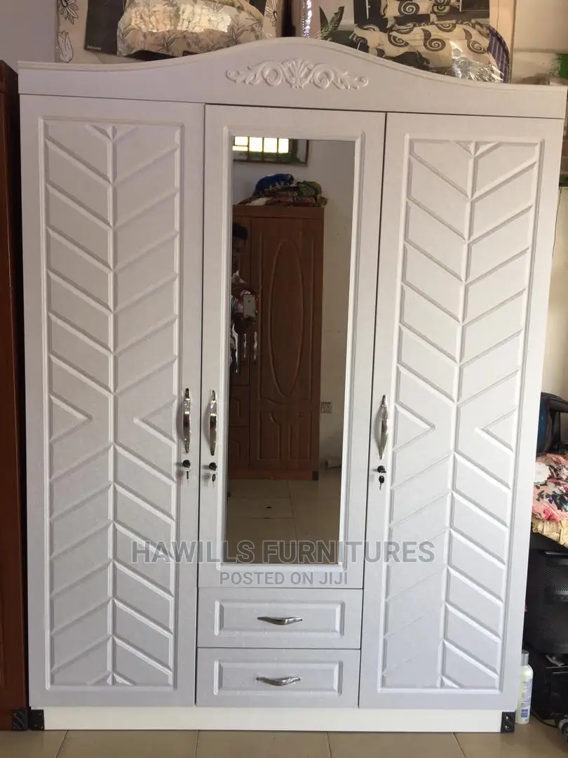 3 in 1 White Wardrobe.
