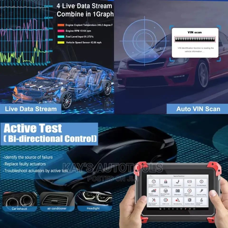 Xtool D7 Professional Car Diagnostics Tool With Active Tests