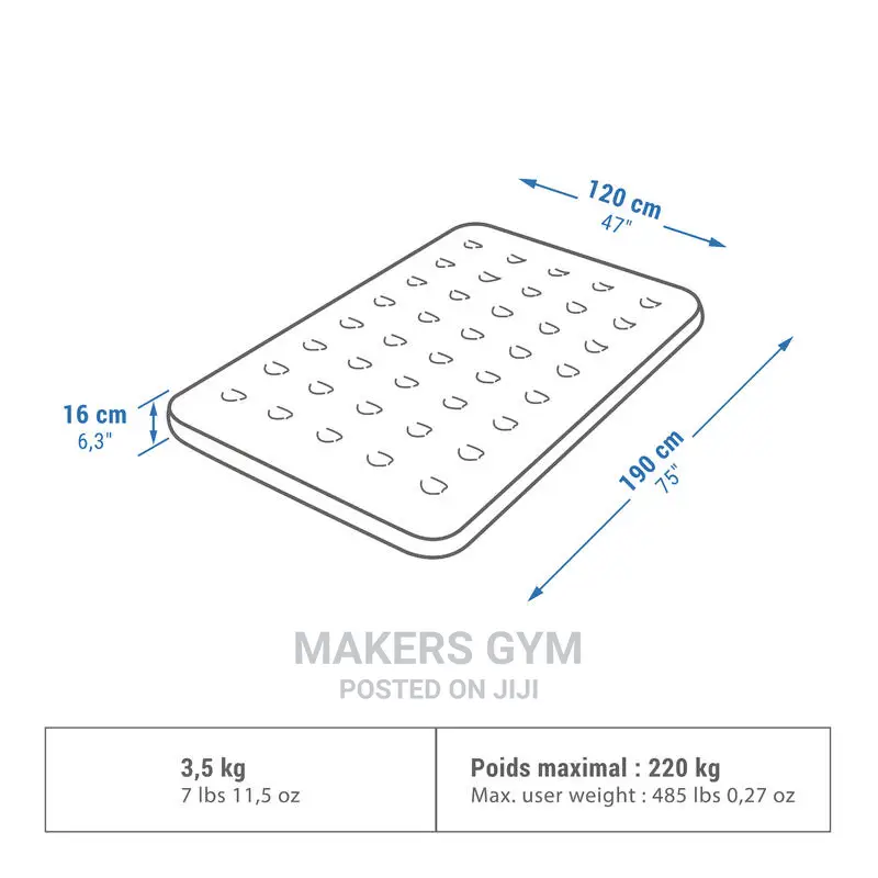 Camping Mattress (Double Inflatable) 2 Person